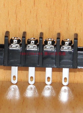 T33-0M21M4黑色螺丝接线美规端子台8.25间距面板安装DECA台湾进联