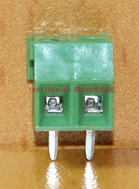 MB332-381直脚焊板式2位绿色接线端子排台湾进联DECA