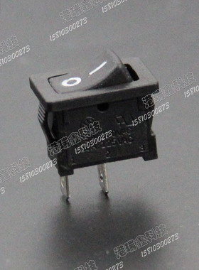 BR-12C-11L单路两脚单复位黑色小船型开关普尼克PRONIC