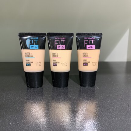 Maybelline/美宝莲 Fit Me定制水感粉底液18ml持久不脱妆自带防晒