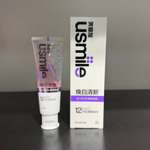 Usmile笑容加焕白清新牙膏80g