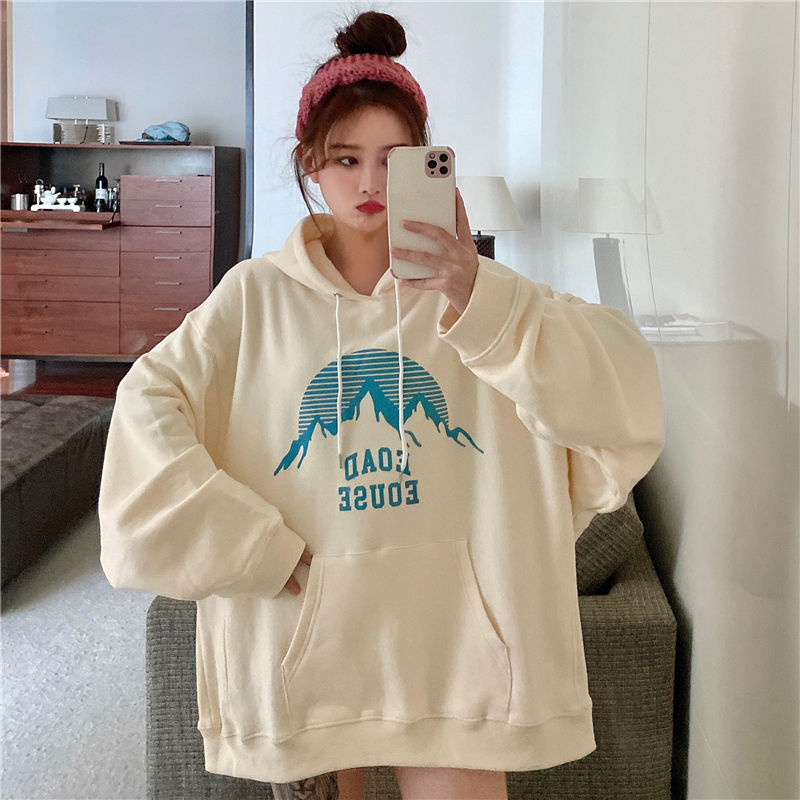 Photo photo 100% polyester Plush 250g printed sweater women's Hoodie large size