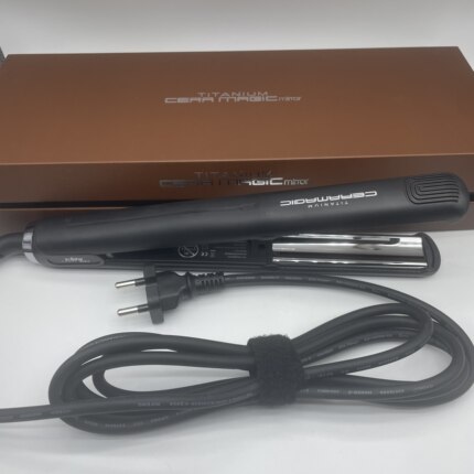 半圆弧形电夹板多功能卷直发器两用拉直速热可调温度专业造型定型