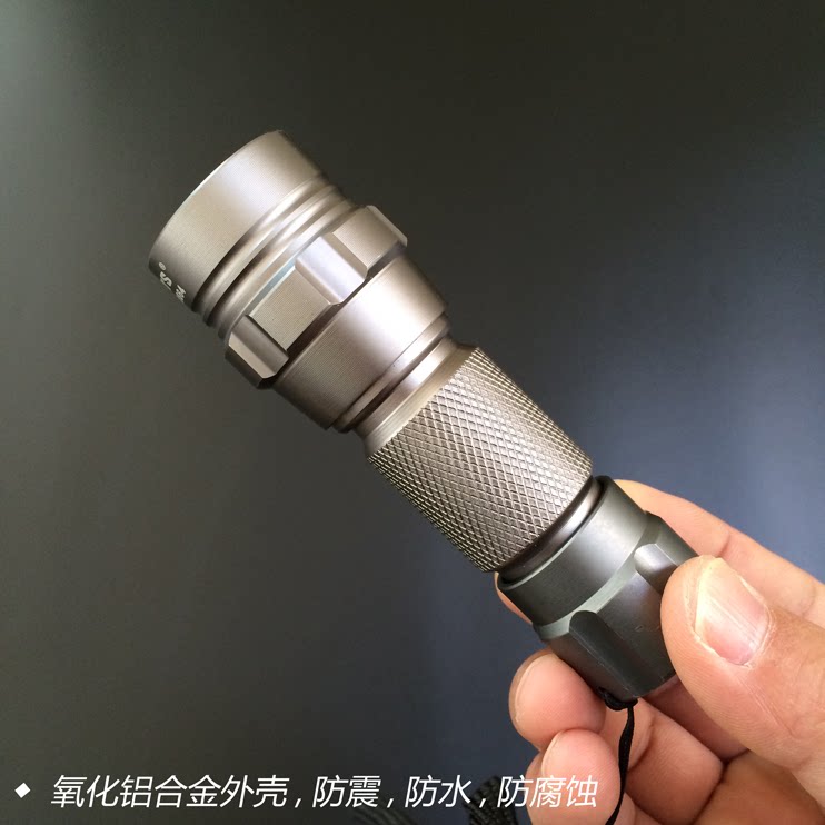 POWER LION 브랜드 알루미늄 합금 LED 손전등 사이클링 야외 소형 손전등 NO. 5 배터리 W0664