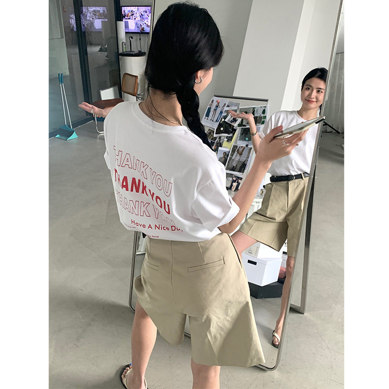简约ins百搭短袖学生2026