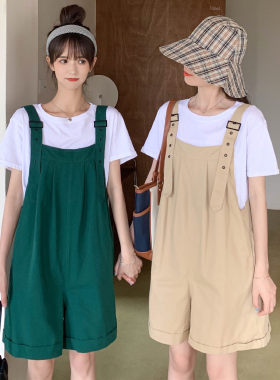 背带裤女夏装2022年新款宽松