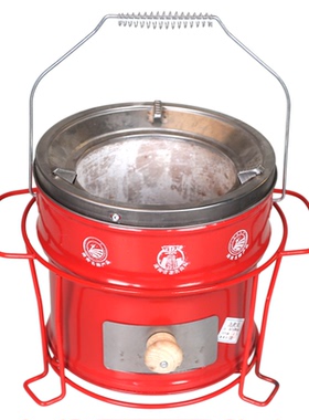 【炭炉配件】红色双耳炉架围炉煮茶打边炉架端拿支架不锈钢三脚架