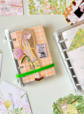 vol.4 李星星耶 异形卡片 分隔页活页人物卡片手帐素材手帐本装饰