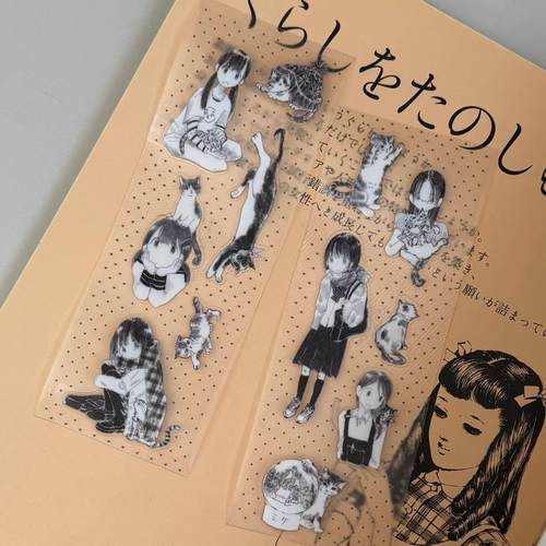 苹果爸爸分装新品小鹿斑斑小猫my puppy和纸胶带圣诞袜袜白笔