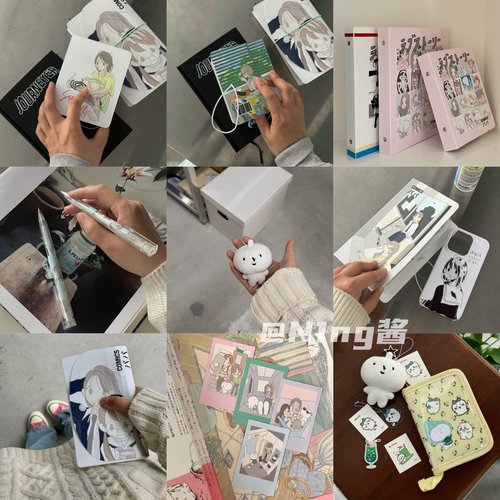 N团苹果爸爸原创2024棉花娃娃夏日m5粉色a5 a6活页收纳册