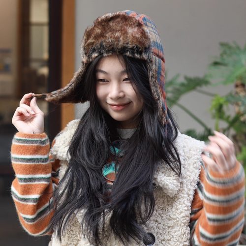 雷锋帽日单冬季新款护耳保暖