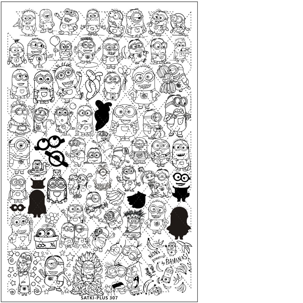 Nail Stamping Plate Series 231-400 Poetry Script - Product image 2