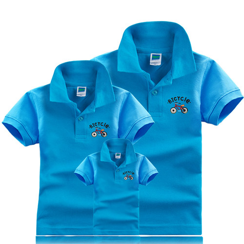 母子韩版短袖全家装2026新品