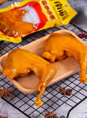 南诺信80g手枪鸡腿盐焗喜辣双口味休闲即食独立包装代餐熟食零食