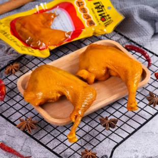 南诺信80g手枪鸡腿盐焗喜辣双口味休闲即食独立包装 代餐熟食零食