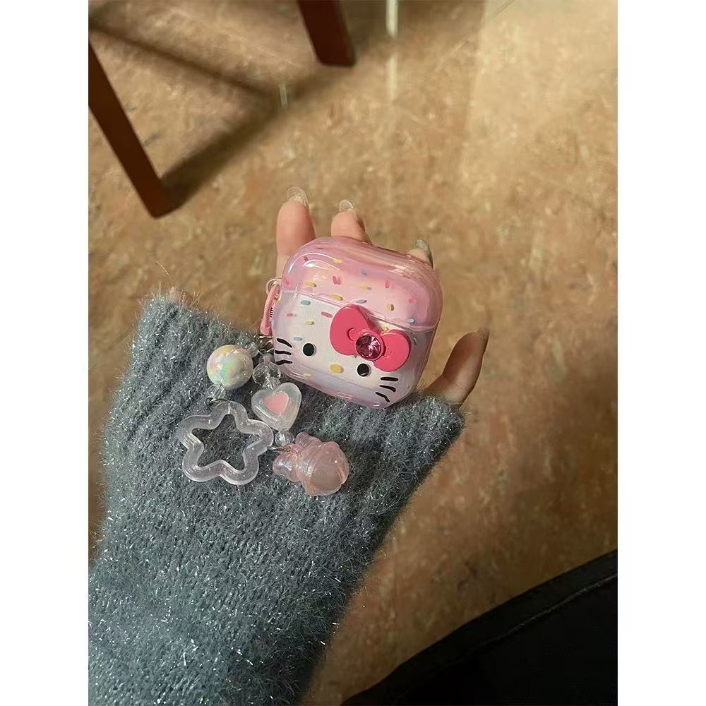 蝴蝶结凯蒂猫华强北五代音乐双模式超长续航适用苹果安卓通用耳机
