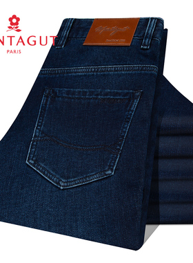 YMontagut/梦特娇秋时尚休闲加厚牛仔裤男百搭休闲裤2PT1214050