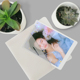 微透明明信片包装 热销信封加厚磨纱相片收纳盒可打印LOGO定制图案