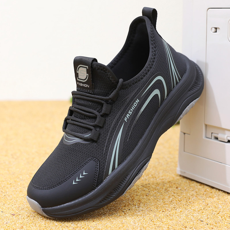 新款老北京布鞋男鞋透气男单鞋防滑网面圆头系带男软底休闲健步鞋,流行男鞋,健步鞋,淘宝优惠券,粉丝福利购,淘宝优惠卷