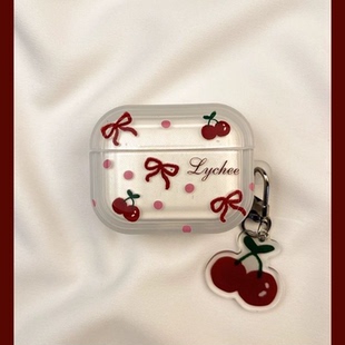 蝴蝶结樱桃五代pro高音质蓝牙5代无线耳机适用于耳机安卓苹果通用