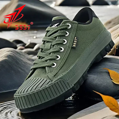 3537帆布鞋户外劳保登山鞋