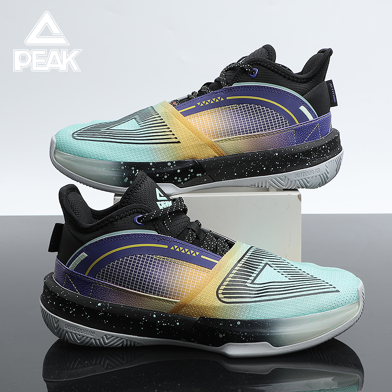 匹克态极大三角篮球鞋男款秋季专业实战减震耐磨球鞋低帮运动鞋男