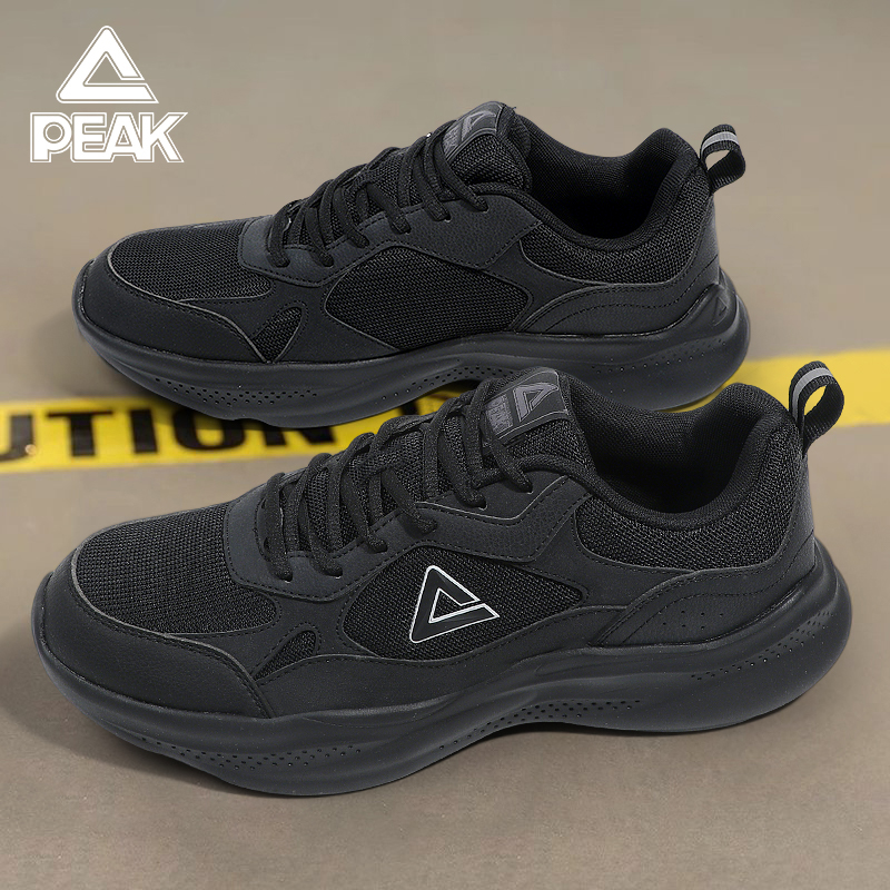 匹克男款秋冬网面透气运动鞋