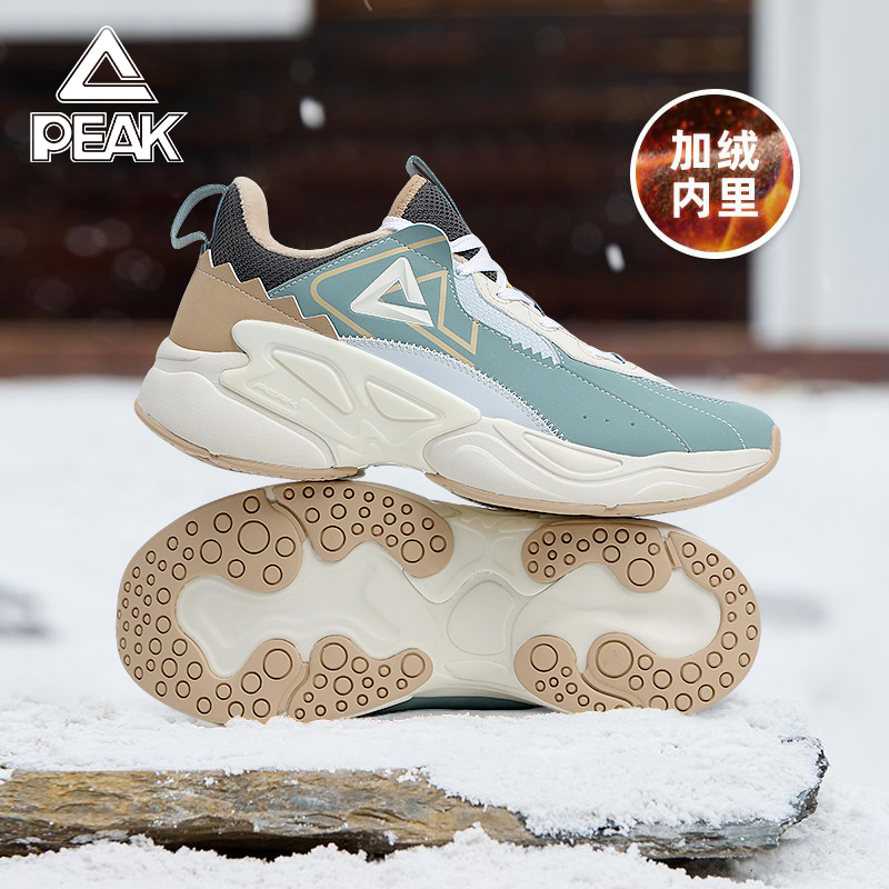 加绒保暖 皮面防水 软底回弹