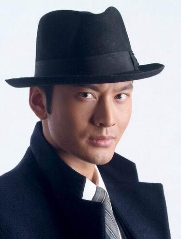 黑色礼帽上海滩帽子时尚爵士帽 纯羊毛毡帽影视表演道具帽子