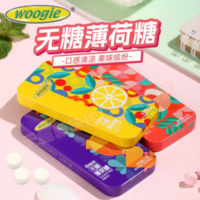 Woogie无糖薄荷糖水果糖