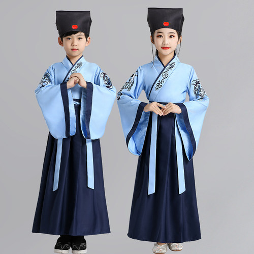 儿童演出服国学汉服开学季