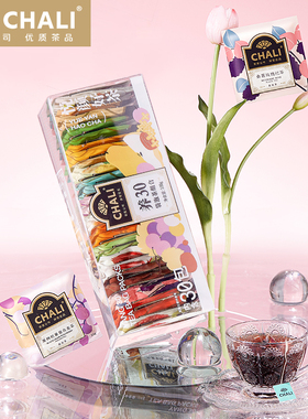 CHALI茶里 Y30养多多黑枸杞桑葚西梅普洱养生茶组合茶包30包