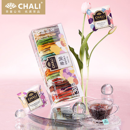 CHALI茶里 Y30养多多黑枸杞桑葚西梅普洱养生茶组合茶包30包