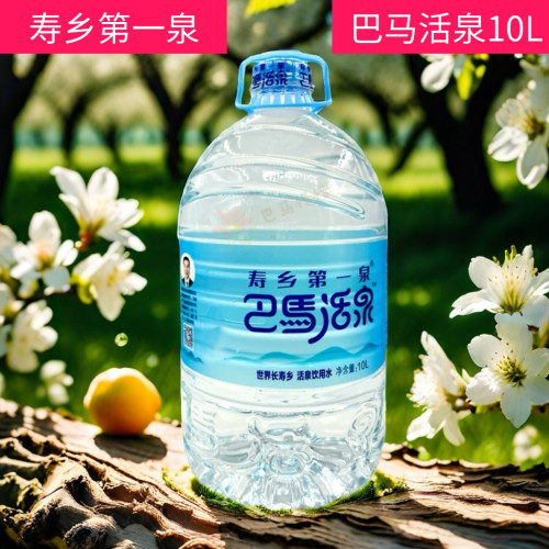 长寿村 巴马活泉10升大桶装 弱碱性 低钠天然矿泉水