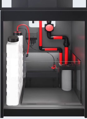 红海ReefCan 补水桶白色透明塑料带盖18L40L水位刻度尺包邮