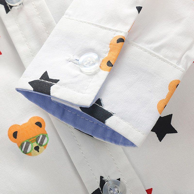 Chemise garcon à manche longue - Ref 2081972 Image 4