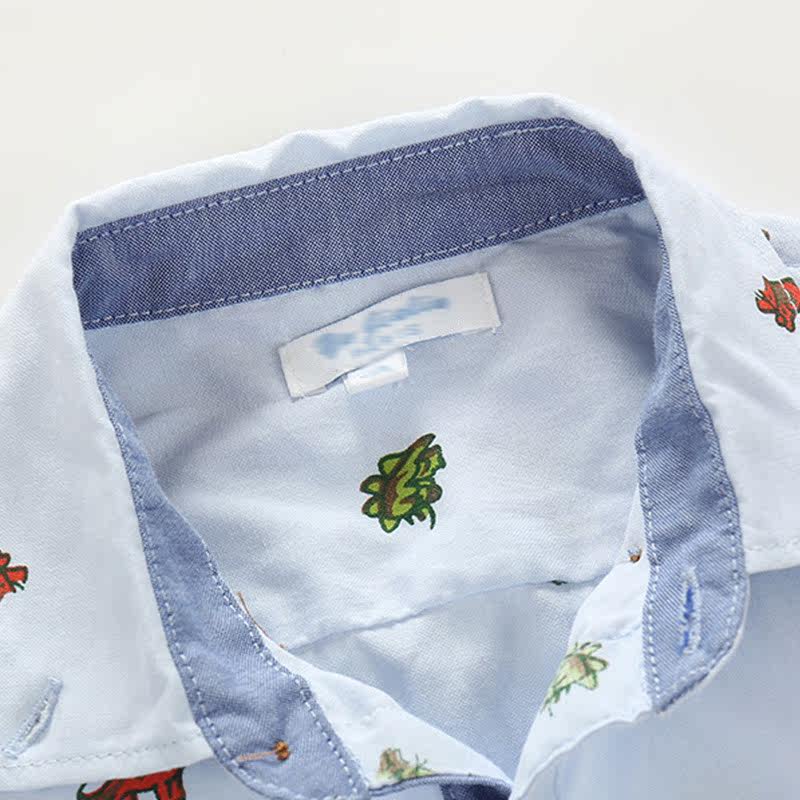 Chemise garcon à manche longue - Ref 2081942 Image 4