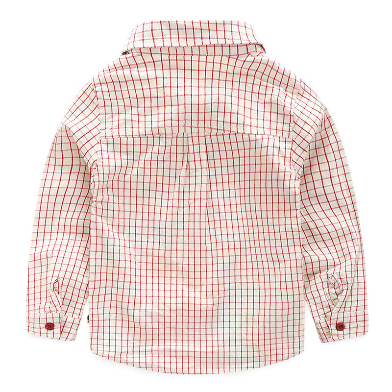 Chemise garcon à manche longue - Ref 2081935 Image 3