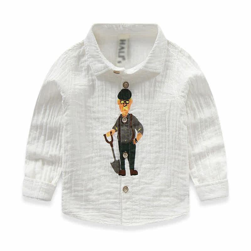 Chemise garcon à manche longue - Ref 2081967 Image 1