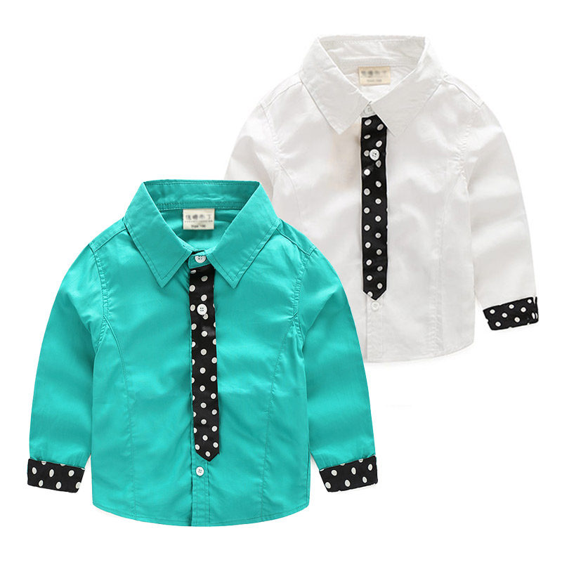 Chemise garcon à manche longue - Ref 2081909 Image 1