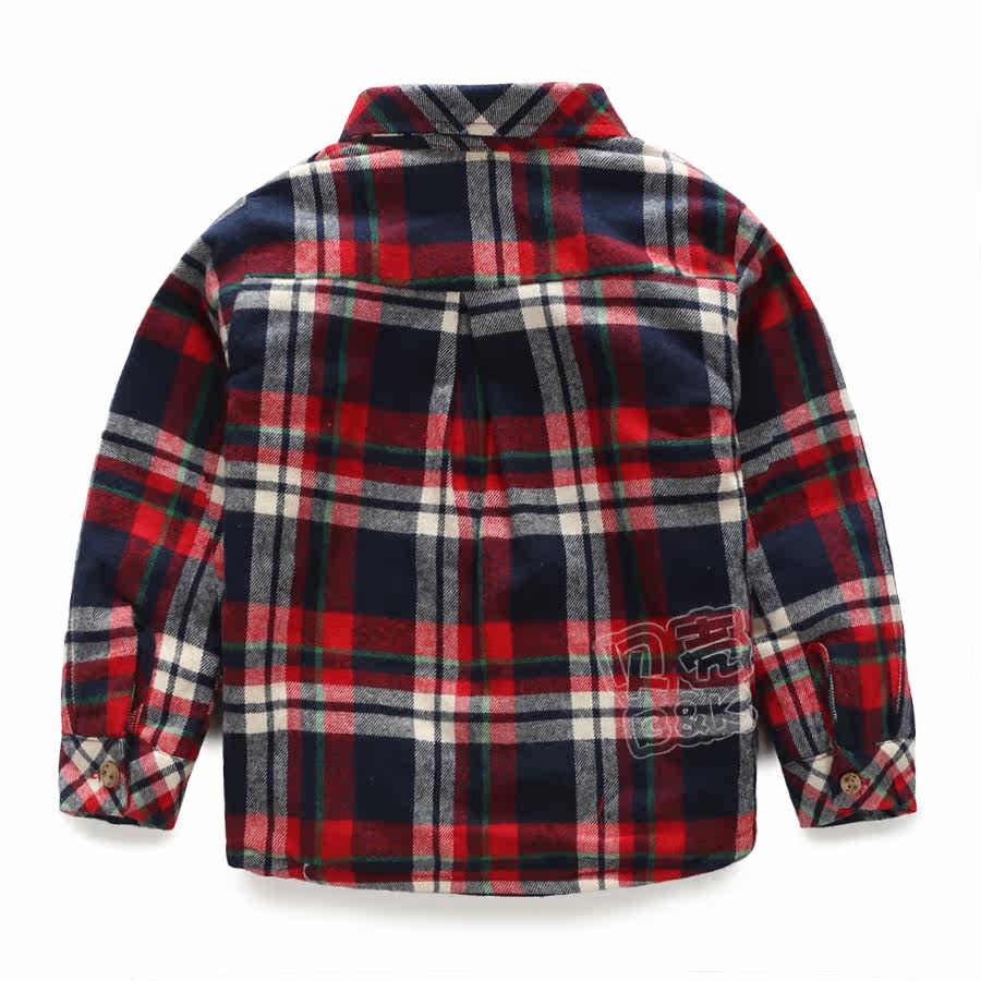 Chemise garcon à manche longue - Ref 2081952 Image 3