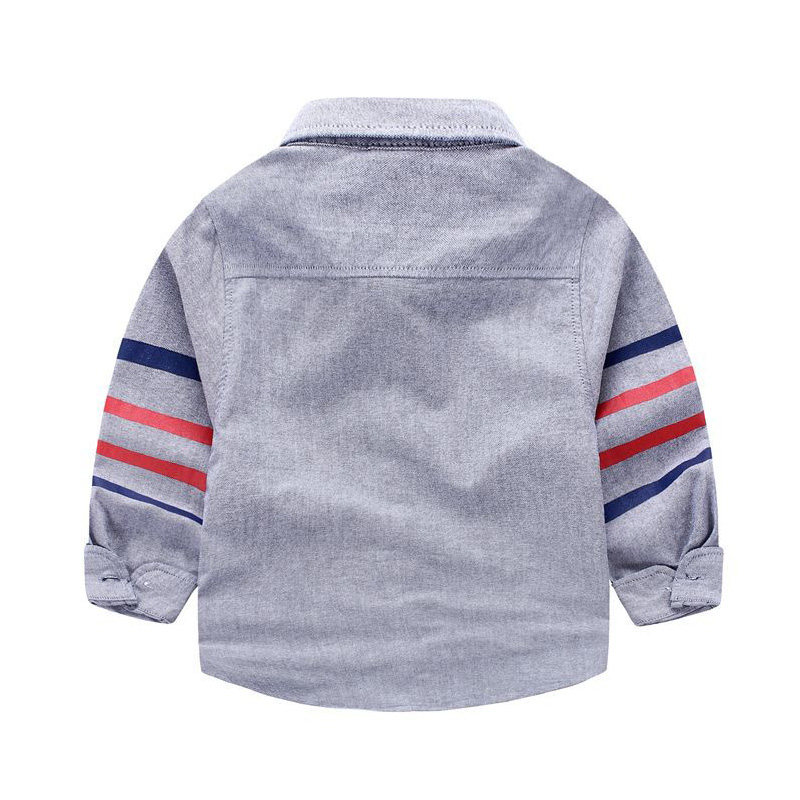 Chemise garcon à manche longue - Ref 2081902 Image 3