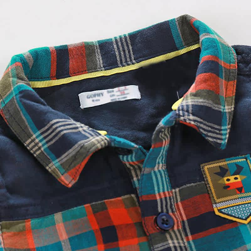 Chemise garcon à manche longue - Ref 2081904 Image 3