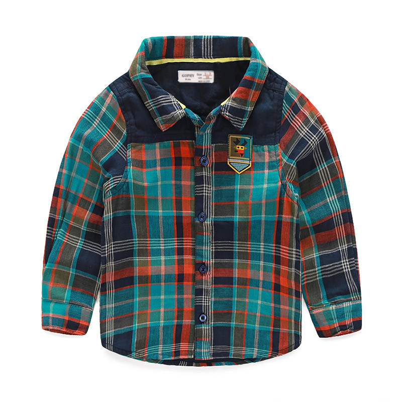 Chemise garcon à manche longue - Ref 2081904 Image 1