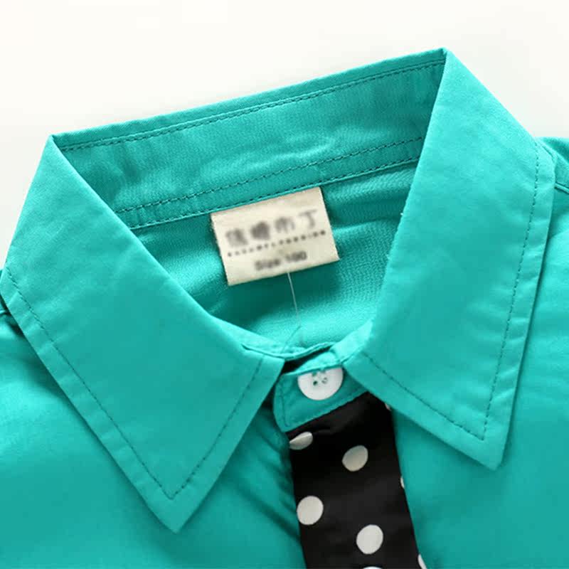 Chemise garcon à manche longue - Ref 2081909 Image 4