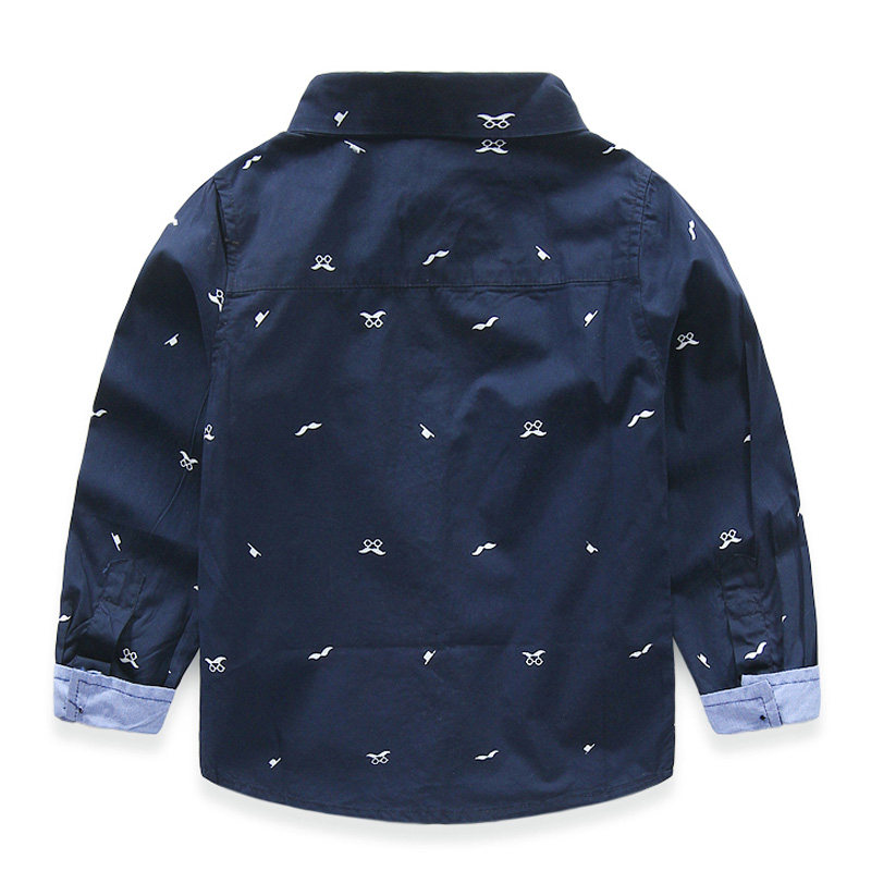 Chemise garcon à manche longue - Ref 2081917 Image 3