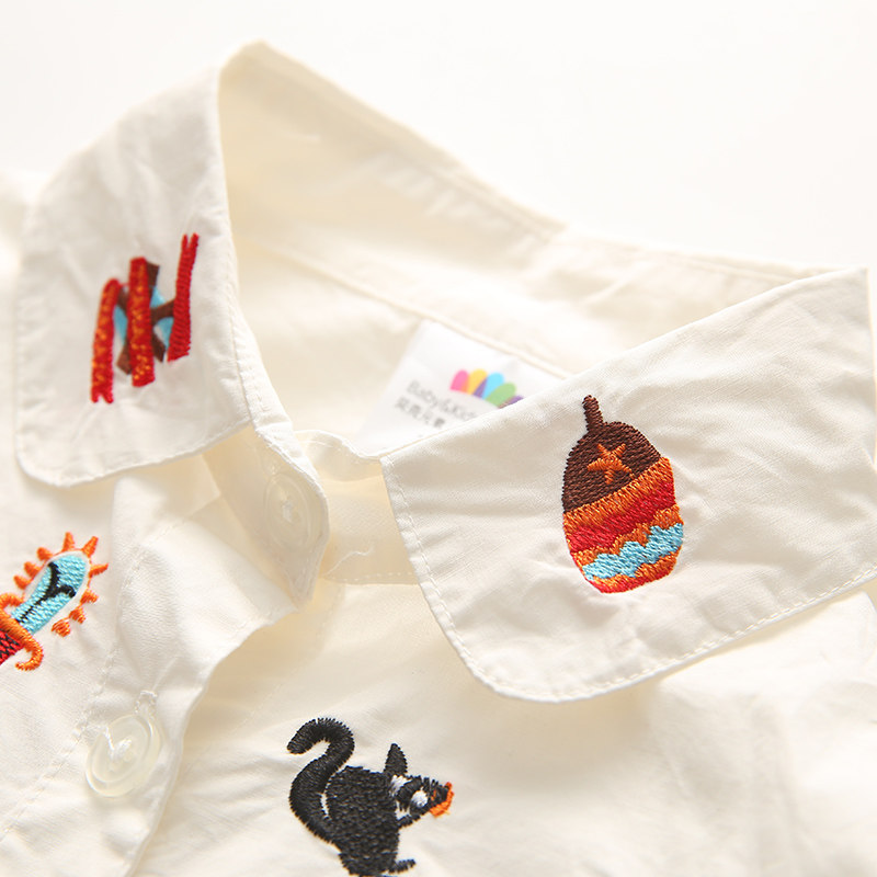 Chemise fille à manche longue - Ref 2088515 Image 4