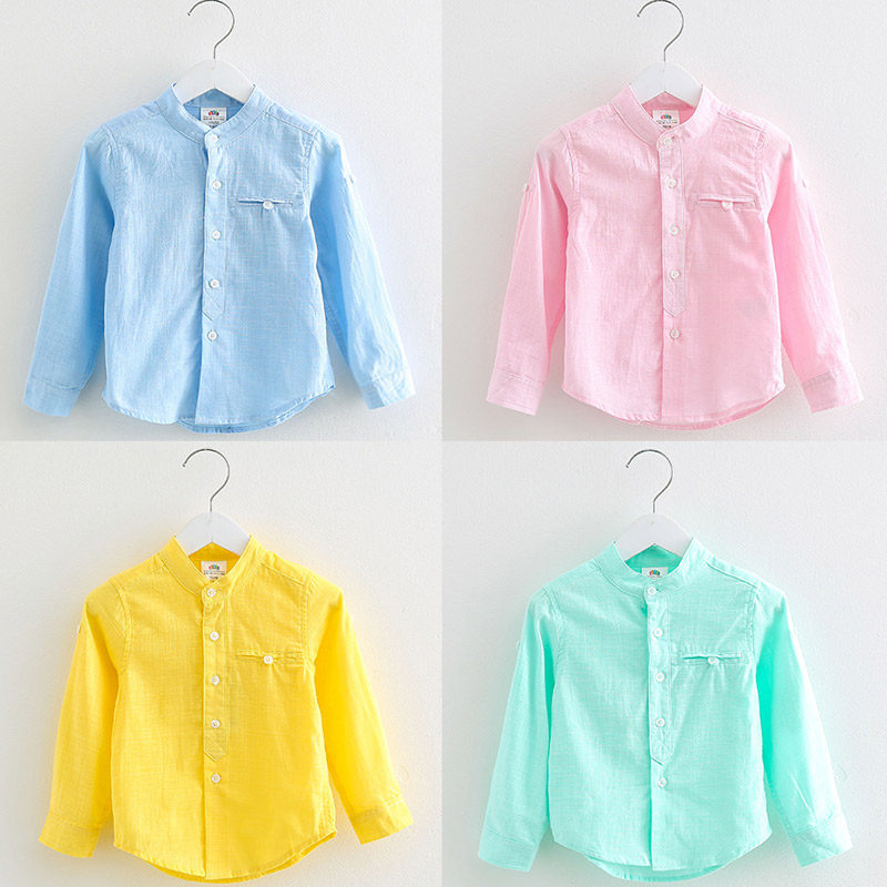 Chemise garcon à manche longue - Ref 2073091 Image 1