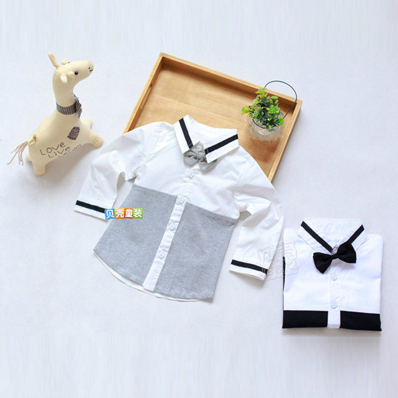 Chemise garcon à manche longue - Ref 2081938 Image 1