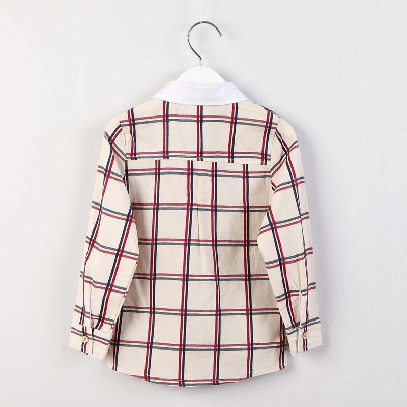 Chemise garcon à manche longue - Ref 2081951 Image 3